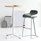 Backrest Armless Counter Stool Modern Iron Bar Stool with Plastic Cushion Clearhalo 'Bar Furniture' 'Bar Stools' 'bar_stools' 'furn' 'furn_bar_stools' 'Furniture' 'Kitchen & Dining Furniture' 6220865