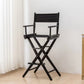 Industrial Backrest Arm Counter Stool Solid Wood Bar Stool with Canvas Cushion Clearhalo 'Bar Furniture' 'Bar Stools' 'bar_stools' 'furn' 'furn_bar_stools' 'Furniture' 'Kitchen & Dining Furniture' 6220924