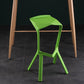 Industrial Armless Counter Stool Plastic Cafe Bar Stool with 4 Legs Clearhalo 'Bar Furniture' 'Bar Stools' 'bar_stools' 'furn' 'furn_bar_stools' 'Furniture' 'Kitchen & Dining Furniture' 6221017