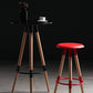 Modern Round Seat Counter Stool Solid Wood Backless Counter-height Stool Clearhalo 'Bar Furniture' 'Bar Stools' 'bar_stools' 'furn' 'furn_bar_stools' 'Furniture' 'Kitchen & Dining Furniture' 6221037
