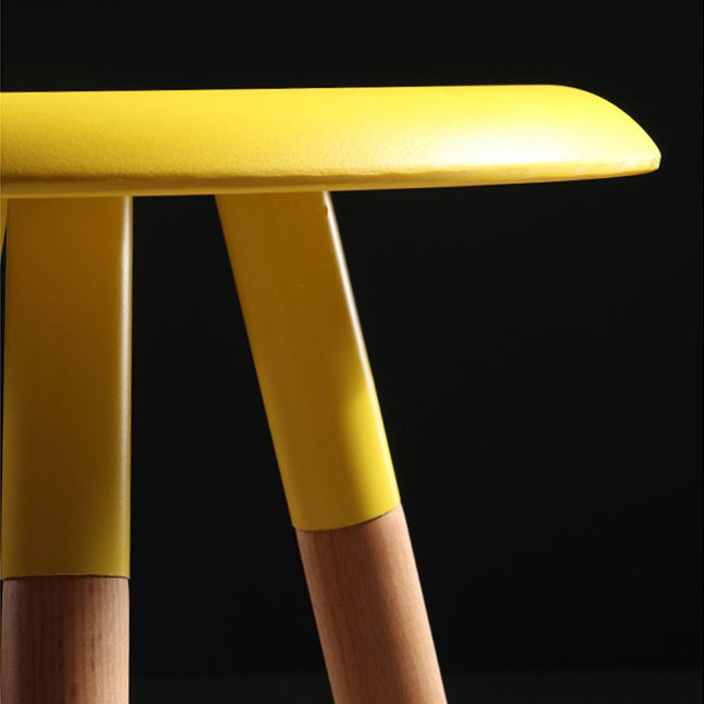 Modern Round Seat Counter Stool Solid Wood Backless Counter-height Stool Clearhalo 'Bar Furniture' 'Bar Stools' 'bar_stools' 'furn' 'furn_bar_stools' 'Furniture' 'Kitchen & Dining Furniture' 6221045