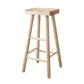 Industrial Counter High Stool Solid Wood Backless Counter-height Stool
