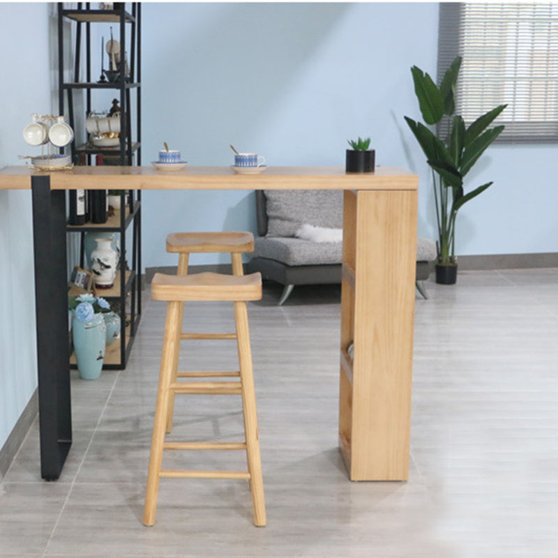 Industrial Counter High Stool Solid Wood Backless Counter-high Stool Clearhalo 'Bar Furniture' 'Bar Stools' 'bar_stools' 'furn' 'furn_bar_stools' 'Furniture' 'Kitchen & Dining Furniture' 6221101