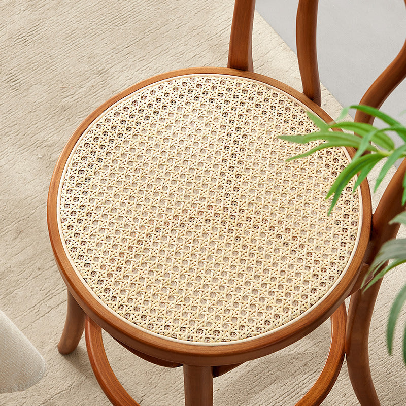 Contemporary Wooden Bar-stool Solid Round Seat Counter Bar Stool with Wood Legs Clearhalo 'Bar Furniture' 'Bar Stools' 'bar_stools' 'furn' 'furn_bar_stools' 'Furniture' 'Kitchen & Dining Furniture' 6221118