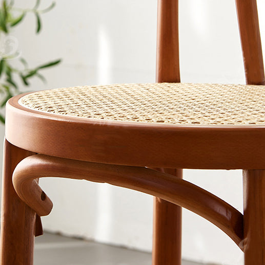 Contemporary Wooden Bar-stool Solid Round Seat Counter Bar Stool with Wood Legs Clearhalo 'Bar Furniture' 'Bar Stools' 'bar_stools' 'furn' 'furn_bar_stools' 'Furniture' 'Kitchen & Dining Furniture' 6221125