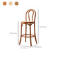 Contemporary Wooden Bar-stool Solid Round Seat Counter Bar Stool with Wood Legs Clearhalo 'Bar Furniture' 'Bar Stools' 'bar_stools' 'furn' 'furn_bar_stools' 'Furniture' 'Kitchen & Dining Furniture' 6221129