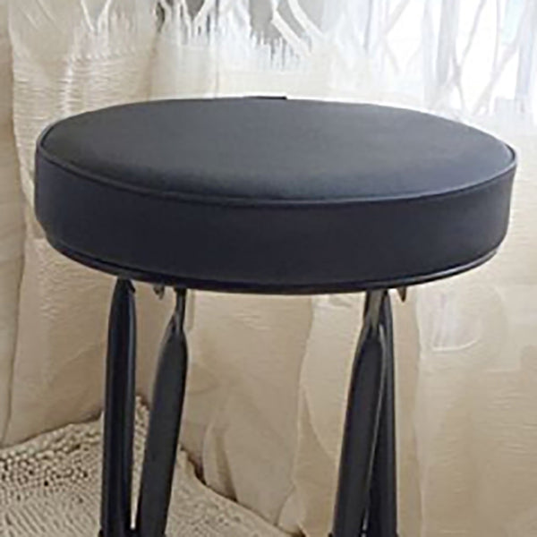 Foldable Bistro Round Shape High Chair Modern Counter Chair with Metal 4 Legs Clearhalo 'Bar Furniture' 'Bar Stools' 'bar_stools' 'furn' 'furn_bar_stools' 'Furniture' 'Kitchen & Dining Furniture' 6221180
