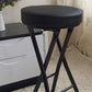 Foldable Bistro Round Shape High Chair Modern Counter Chair with Metal 4 Legs Clearhalo 'Bar Furniture' 'Bar Stools' 'bar_stools' 'furn' 'furn_bar_stools' 'Furniture' 'Kitchen & Dining Furniture' 6221185