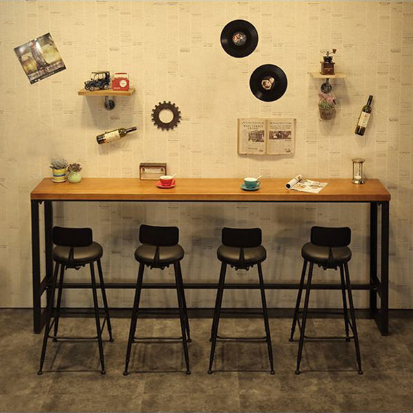 Taburete de bar de metal de estilo moderno, taburete de bar de cuero PU para cocina