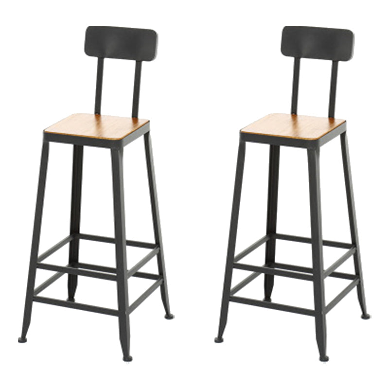 Taburete de bar de metal de estilo moderno, taburete de bar de cuero PU para cocina