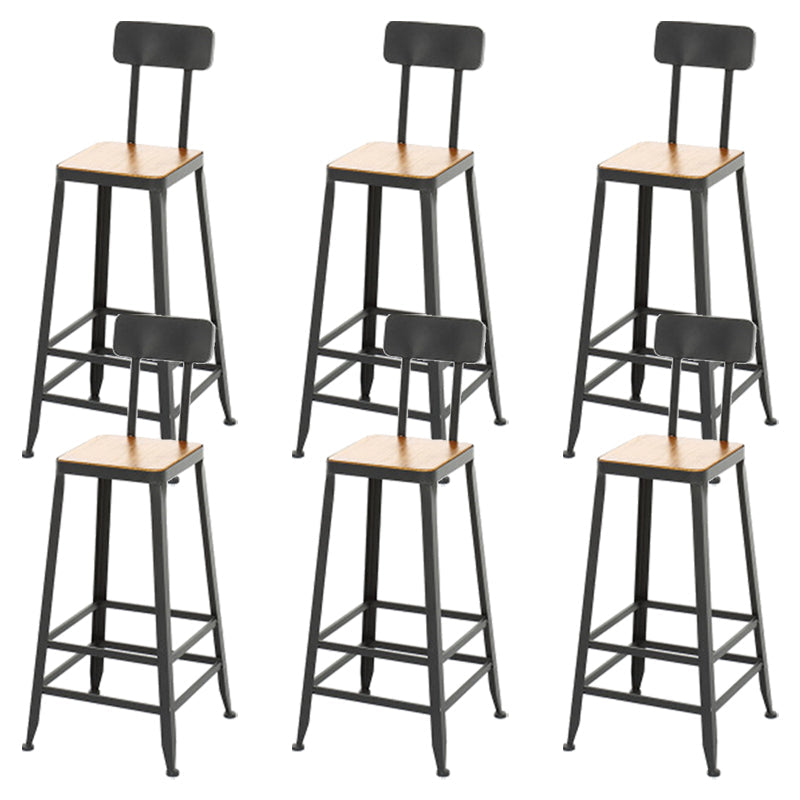 Taburete de bar de metal de estilo moderno, taburete de bar de cuero PU para cocina