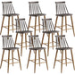Nordic Plastic Bar-stool Square Seat Counter Bar Stool with Wood Legs Grey 8 Piece Set Clearhalo 'Bar Furniture' 'Bar Stools' 'bar_stools' 'furn' 'furn_bar_stools' 'Furniture' 'Kitchen & Dining Furniture' 6221270