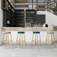 Nordic Style Bar-stool Round Counter Bar Stool with Metal Legs for Home Use Clearhalo 'Bar Furniture' 'Bar Stools' 'bar_stools' 'furn' 'furn_bar_stools' 'Furniture' 'Kitchen & Dining Furniture' 6221292