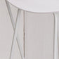 Tabouret de comptoir de dossier moderne, tabouret de Bar de café en fer avec siège en acrylique
