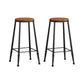 Modern Armless Counter Stool Iron Kitchen Bar Stool with Seat and Pedal