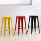 Industrial Backless Counter Stool Metal Counter Height Stools Clearhalo 'Bar Furniture' 'Bar Stools' 'bar_stools' 'furn' 'furn_bar_stools' 'Furniture' 'Kitchen & Dining Furniture' 6221479