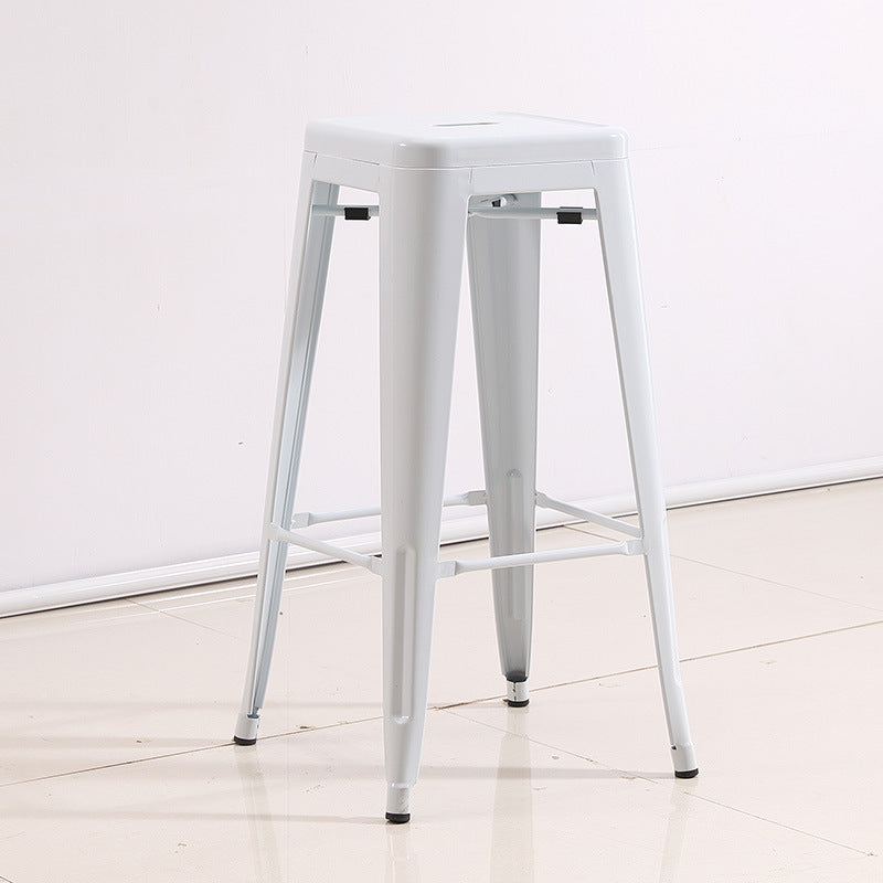 Industrial Backless Counter Stool Metal Counter Height Stools Clearhalo 'Bar Furniture' 'Bar Stools' 'bar_stools' 'furn' 'furn_bar_stools' 'Furniture' 'Kitchen & Dining Furniture' 6221480