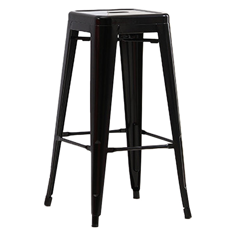 Industrial Backless Counter Stool Metal Counter Height Stools Clearhalo 'Bar Furniture' 'Bar Stools' 'bar_stools' 'furn' 'furn_bar_stools' 'Furniture' 'Kitchen & Dining Furniture' 6221484