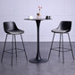 Modern Plastic Bar-stool Bucket Seat Counter Bar Stool with Metal Legs Clearhalo 'Bar Furniture' 'Bar Stools' 'bar_stools' 'furn' 'furn_bar_stools' 'Furniture' 'Kitchen & Dining Furniture' 6221544