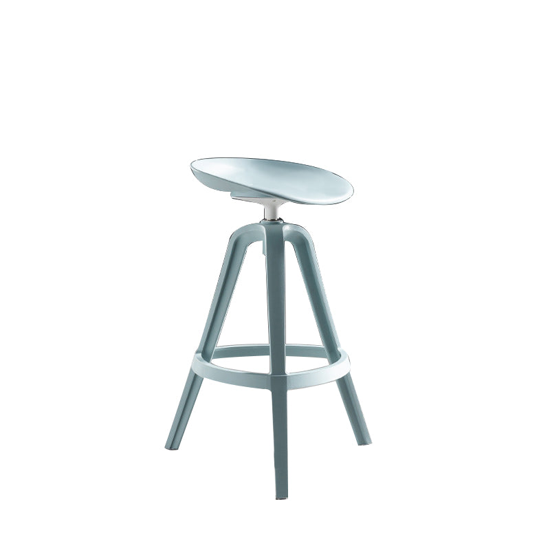 Industrial Low Back Counter Stool Metal Counter Height Stools with Swivel Clearhalo 'Bar Furniture' 'Bar Stools' 'bar_stools' 'furn' 'furn_bar_stools' 'Furniture' 'Kitchen & Dining Furniture' 6221825