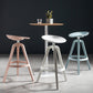 Industrial Low Back Counter Stool Metal Counter Height Stools with Swivel Clearhalo 'Bar Furniture' 'Bar Stools' 'bar_stools' 'furn' 'furn_bar_stools' 'Furniture' 'Kitchen & Dining Furniture' 6221835