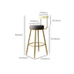 Nordic Style Bar-stool Round Seat Counter Bar Stool with Metal Legs Clearhalo 'Bar Furniture' 'Bar Stools' 'bar_stools' 'furn' 'furn_bar_stools' 'Furniture' 'Kitchen & Dining Furniture' 6222048