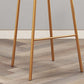 Nordic Low Back Bar-stool Round Seat Counter Bar Stool with Metal Legs Clearhalo 'Bar Furniture' 'Bar Stools' 'bar_stools' 'furn' 'furn_bar_stools' 'Furniture' 'Kitchen & Dining Furniture' 6222061