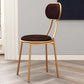 Nordic Low Back Bar-stool Round Seat Counter Bar Stool with Metal Legs Clearhalo 'Bar Furniture' 'Bar Stools' 'bar_stools' 'furn' 'furn_bar_stools' 'Furniture' 'Kitchen & Dining Furniture' 6222065