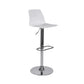 Industrial Adjustable Height Bar Stool Metal Bar Stool for Kitchen Clearhalo 'Bar Furniture' 'Bar Stools' 'bar_stools' 'furn' 'furn_bar_stools' 'Furniture' 'Kitchen & Dining Furniture' 6222242