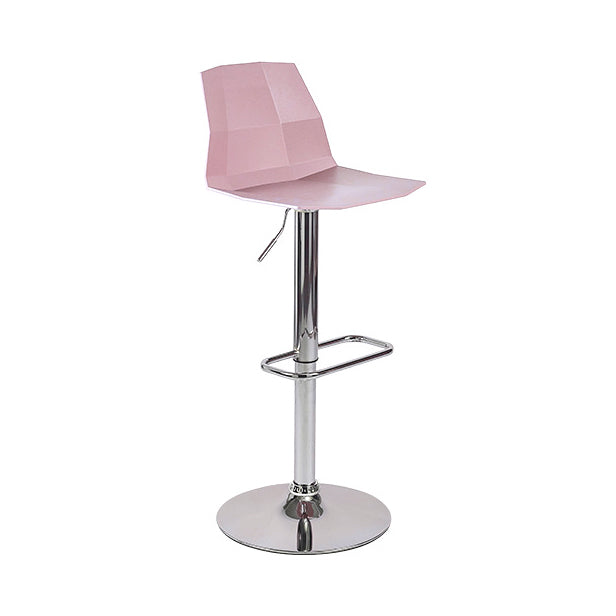 Industrial Adjustable Height Bar Stool Metal Bar Stool for Kitchen Clearhalo 'Bar Furniture' 'Bar Stools' 'bar_stools' 'furn' 'furn_bar_stools' 'Furniture' 'Kitchen & Dining Furniture' 6222244
