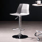 Industrial Adjustable Height Bar Stool Metal Bar Stool for Kitchen Clearhalo 'Bar Furniture' 'Bar Stools' 'bar_stools' 'furn' 'furn_bar_stools' 'Furniture' 'Kitchen & Dining Furniture' 6222250