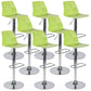 Industrial Adjustable Height Bar Stool Metal Bar Stool for Kitchen Green 8 Piece Set Clearhalo 'Bar Furniture' 'Bar Stools' 'bar_stools' 'furn' 'furn_bar_stools' 'Furniture' 'Kitchen & Dining Furniture' 6222260