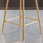 Nordic Style Bar-stool Round Seat Counter Bar Stool with Metal Legs for Home Use Clearhalo 'Bar Furniture' 'Bar Stools' 'bar_stools' 'furn' 'furn_bar_stools' 'Furniture' 'Kitchen & Dining Furniture' 6222283