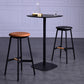 Modern Style Bar-stool Round Seat Counter Bar Stool with Metal Legs for Home