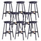Modern Style Bar-stool Round Seat Counter Bar Stool with Metal Legs for Home