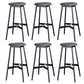 Modern Style Bar-stool Round Seat Counter Bar Stool with Metal Legs for Home