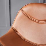 Taburete de barra de cabezas de bar de bar de estilo moderno taburete con patas de metal para el hogar