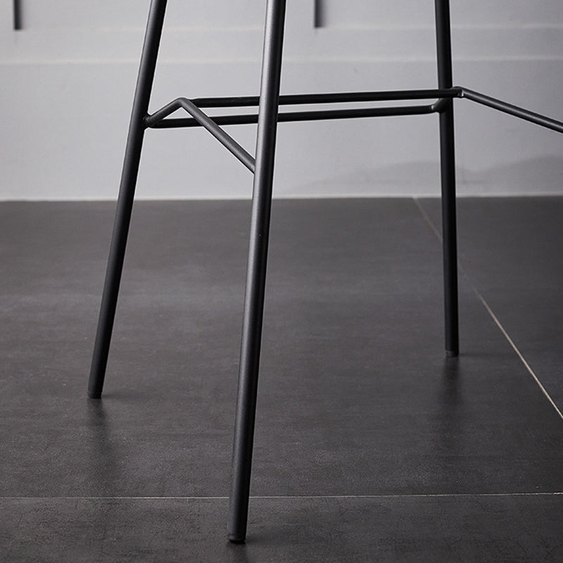 Modern Style Bar-stool Bucket Seat Counter Bar Stool with Metal Legs for Home Clearhalo 'Bar Furniture' 'Bar Stools' 'bar_stools' 'furn' 'furn_bar_stools' 'Furniture' 'Kitchen & Dining Furniture' 6222450