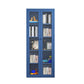 Modern Display Stand Steel Display Cabinet with Adjustable Interior Shelves Dark Blue Clearhalo 'Display & China Cabinets' 'display_china_cabinets' 'furn' 'furn_display_china_cabinets' 'Furniture' 'Kitchen & Dining Furniture' 6222540