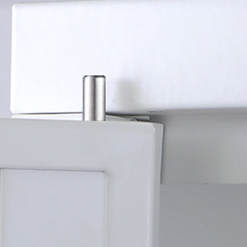 Modern Display Stand Steel Display Cabinet with Adjustable Interior Shelves Clearhalo 'Display & China Cabinets' 'display_china_cabinets' 'furn' 'furn_display_china_cabinets' 'Furniture' 'Kitchen & Dining Furniture' 6222550