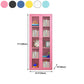 Modern Display Stand Steel Display Cabinet with Adjustable Interior Shelves Clearhalo 'Display & China Cabinets' 'display_china_cabinets' 'furn' 'furn_display_china_cabinets' 'Furniture' 'Kitchen & Dining Furniture' 6222557