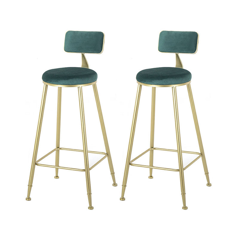 Glam Table and Stool Set Oval 1/2/3 Pieces Bar Pub Table Set Green 30"H Stools (Set of 2) Clearhalo 'Bar Furniture' 'furn' 'furn_home_bar_bar_sets' 'Furniture' 'Home Bars & Bar Sets' 'home_bar_bar_sets' 'Kitchen & Dining Furniture' 6222607