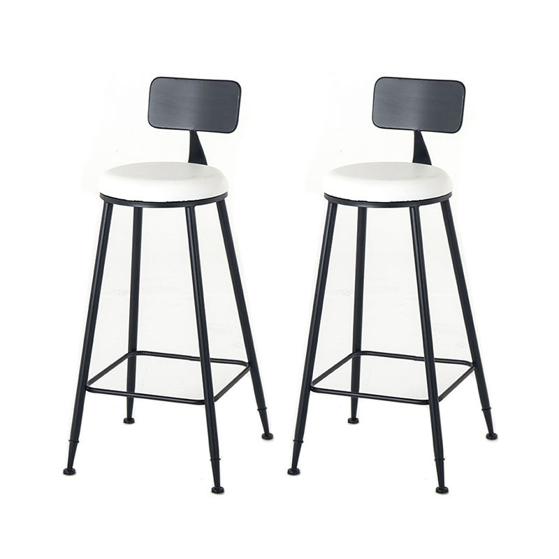 Glam Table and Stool Set Oval 1/2/3 Pieces Bar Pub Table Set Black-White 29.5"H Stool (Set of 2) Clearhalo 'Bar Furniture' 'furn' 'furn_home_bar_bar_sets' 'Furniture' 'Home Bars & Bar Sets' 'home_bar_bar_sets' 'Kitchen & Dining Furniture' 6222611
