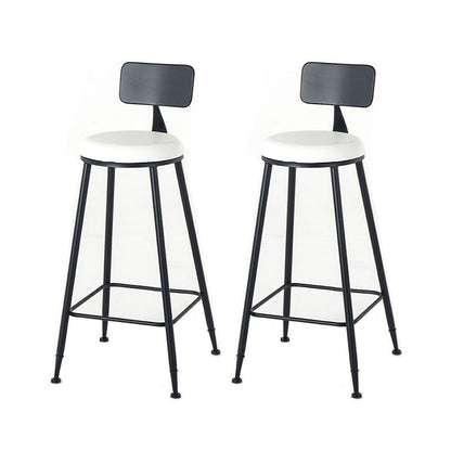 Glam Table and Stool Set Oval 1/2/3 Pieces Bar Pub Table Set Black-White 29.5"H Stool (Set of 2) Clearhalo 'Bar Furniture' 'furn' 'furn_home_bar_bar_sets' 'Furniture' 'Home Bars & Bar Sets' 'home_bar_bar_sets' 'Kitchen & Dining Furniture' 6222611