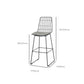 Glam Table and Stool Set Oval 1/2/3 Pieces Bar Pub Table Set Clearhalo 'Bar Furniture' 'furn' 'furn_home_bar_bar_sets' 'Furniture' 'Home Bars & Bar Sets' 'home_bar_bar_sets' 'Kitchen & Dining Furniture' 6222624