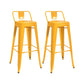 Contemporary Pub Dining Set 1/2/3 Pieces Table and Stool for Bar Yellow 29.9"H Stool (Set of 2) Clearhalo 'Bar Furniture' 'furn' 'furn_home_bar_bar_sets' 'Furniture' 'Home Bars & Bar Sets' 'home_bar_bar_sets' 'Kitchen & Dining Furniture' 6222631