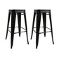 Contemporary Pub Dining Set 1/2/3 Pieces Table and Stool for Bar Black 29.9"H Stool (Set of 2) Clearhalo 'Bar Furniture' 'furn' 'furn_home_bar_bar_sets' 'Furniture' 'Home Bars & Bar Sets' 'home_bar_bar_sets' 'Kitchen & Dining Furniture' 6222634