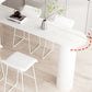 Modern Stone Bar Table Set 1/3/5 Pieces Counter Table with Backless Stools Clearhalo 'Bar Furniture' 'furn' 'furn_home_bar_bar_sets' 'Furniture' 'Home Bars & Bar Sets' 'home_bar_bar_sets' 'Kitchen & Dining Furniture' 6222683