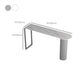 Modern Stone Bar Table Set 1/3/5 Pieces Counter Table with Backless Stools Clearhalo 'Bar Furniture' 'furn' 'furn_home_bar_bar_sets' 'Furniture' 'Home Bars & Bar Sets' 'home_bar_bar_sets' 'Kitchen & Dining Furniture' 6222689