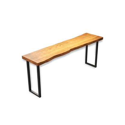 1/4/5-teiliges modernes Tischset, rechteckiger Bartisch aus Holz mit rückenfreien Hockern